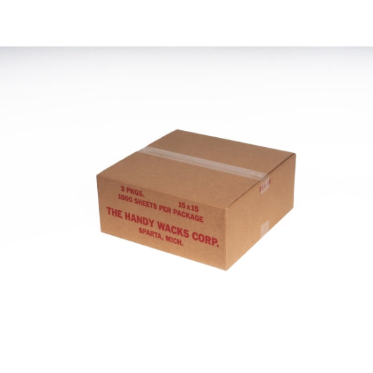 Handy Wacks Flat Deli 15x15, 3 x 1000 ct Case - DOT product image 2