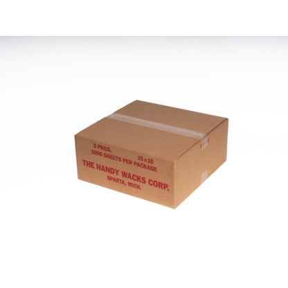 Handy Wacks Flat Deli 15x15, 3 x 1000 ct Case - DOT product image 2