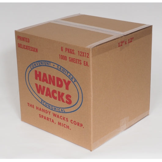 Handy Wacks Red Gingham 12 Inch X 12 Inch Sandwich Wrap, 6 x 1000 ct Case - DOT product image 3