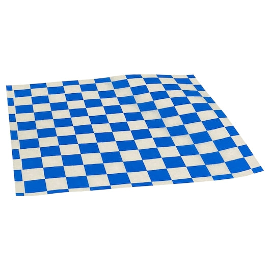 Handy Wacks 12 Inch X 12 Inch X 2.5 inch Blue Checkerboard Deli Wrap, 6 x 1000 ct Case - DOT product image 4