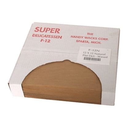 Handy Wacks DELI PAPER FLAT BROWN 12" X 12" X 2.5", 6 x 1000 ct Case - DOT product image 3