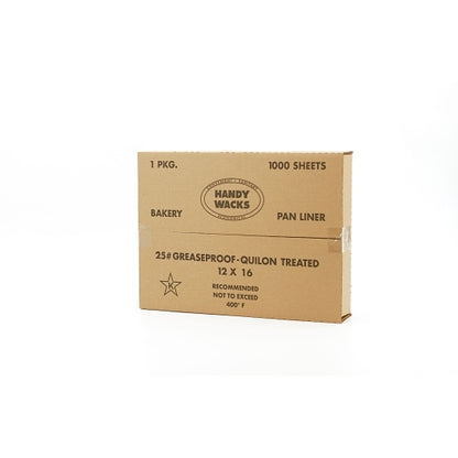 Handy Wacks 12 Inch X 16.25 Inch Quilon Pan Liner, 1 x 1000 ct Case - Disposables