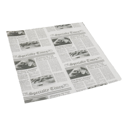 Handy Wacks 12 Inch X 12 Inch X 2.5 inch New Paper Deli Wrap, 6 x 1000 ct Case - Disposables