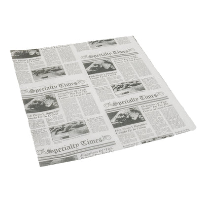 Handy Wacks 12 Inch X 12 Inch X 2.5 inch New Paper Deli Wrap, 6 x 1000 ct Case - Disposables