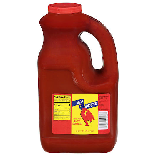 Louisiana Hot Sauce Red Rooster Hot Sauce Bulk Jug, 4 x 1 GA Case - Condiments & Sauces