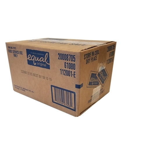 Equal Zero Calorie Sweetener, Blue, Kosher, 1 x 2000 ct Case - Pantry Ingredients