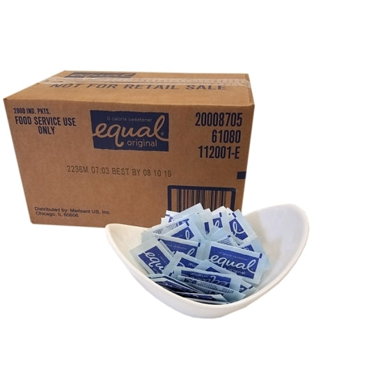 Equal Zero Calorie Sweetener, Blue, Kosher, 1 x 2000 ct Case - DOT product image 2