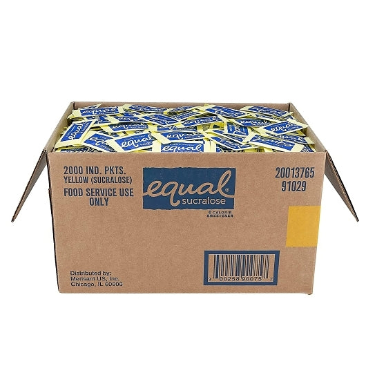 Equal Yellow Single Serve Packets, 1 x 2000 each Case - DOT product image 3
