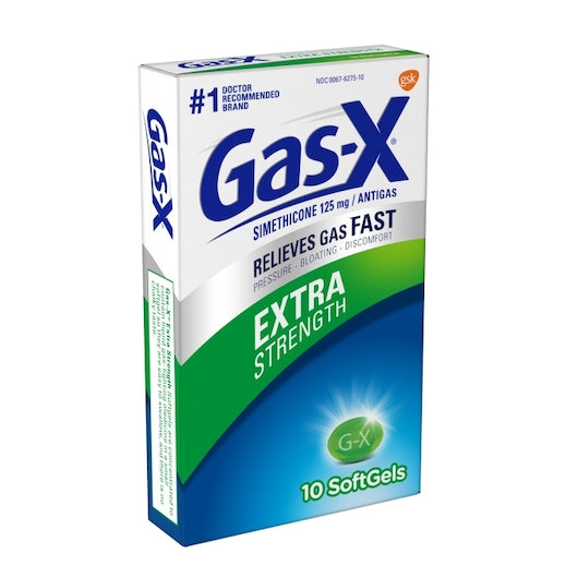 Gas-X Softgels, 6 x 6 x 10 each Case - DOT product image 2