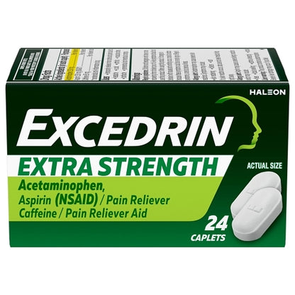 Excedrin Extra Strength, 8 x 3 x 24 each Case - Health & Personal Care