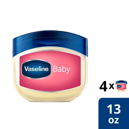 Vaseline PETROLEUM JELLY BABY NURSERY, 4 x 6 x 13 oz Case - DOT product image 3