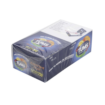Tums Extra Strength Assorted Fruit Antacid Chewable Tablets, 30 x 12 x 8 each Case - DOT product image 2