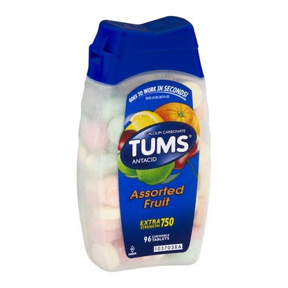 Tums Assorted Fruit Tablets, 4 x 6 x 96 each Case - DOT product image 2
