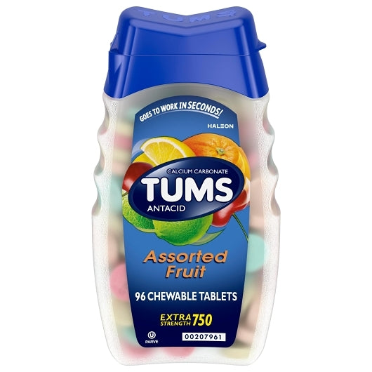 Tums Assorted Fruit Tablets, 4 x 6 x 96 each Case - Health & Personal Care