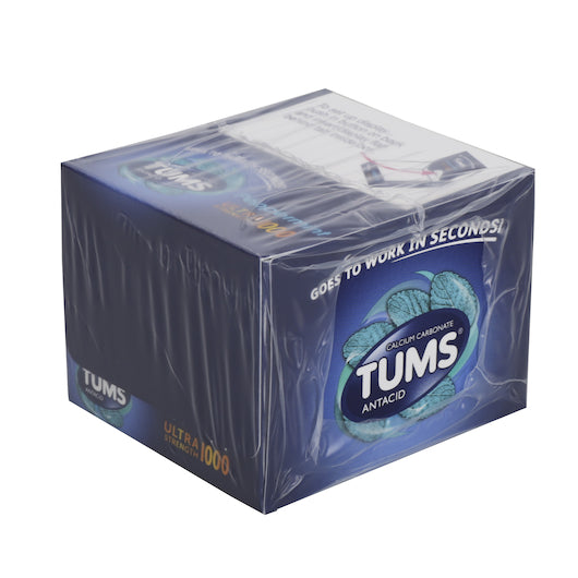 Tums Ultra Strength Peppermint Antacid Chewable Tablets, 24 x 12 x 12 each Case - DOT product image 2