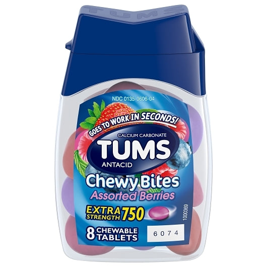 Tums Chewy Bites Mixed Berry 8 Each X 9 (Pack Of 8) - DOT product image 1