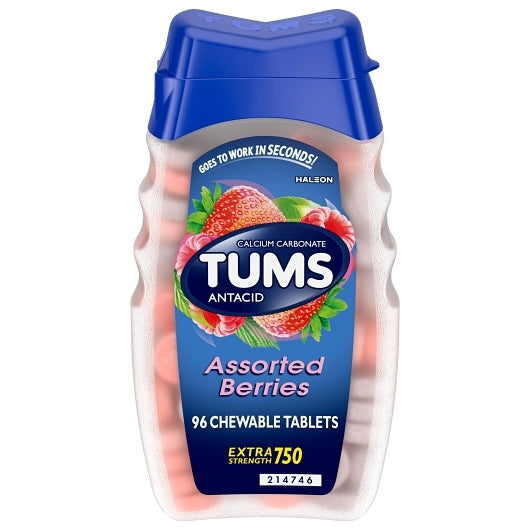 Tums Glaxo Smith Kline Assorted Berries Case 96each 6count (PACK OF 4) - DOT product image 1