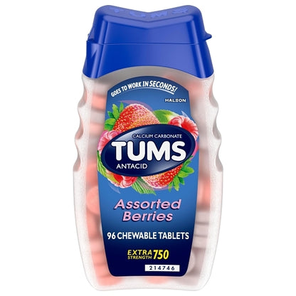 Tums Glaxo Smith Kline Assorted Berries Case 96each 6count (PACK OF 4) - DOT product image 1