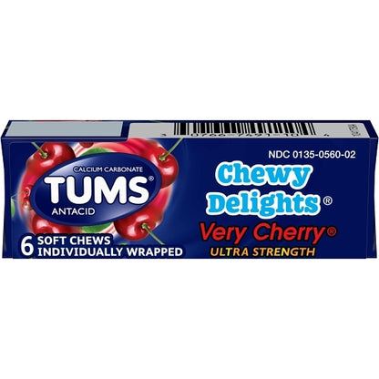 Tums Chewy Delights, 6 count per pack - 144 per case. - DOT product image 1