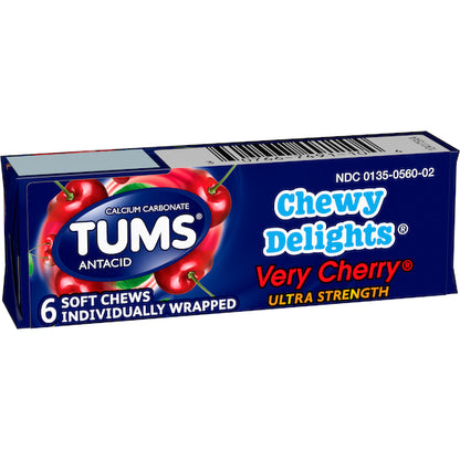 Tums Chewy Delights, 6 count per pack - 144 per case. - DOT product image 2