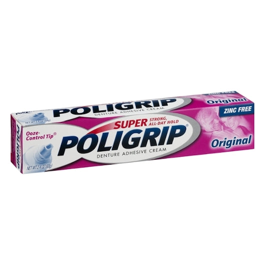 Poligrip Original Super, 4 x 6 x 2.4 oz Case - Health & Personal Care