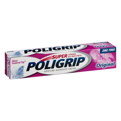 Poligrip Original Super, 4 x 6 x 2.4 oz Case - Health & Personal Care