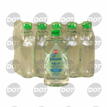 Johnson's Baby Oil Aloe, 3 x 6 x 20 fl oz Case - DOT product image 3
