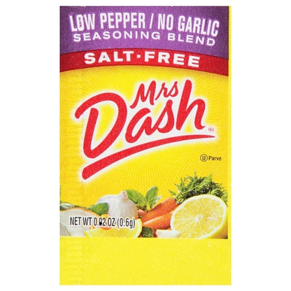 Dash Low Pepper No Garlic Seasoning Blend, 1 x 500 each Case - DOT product image 2