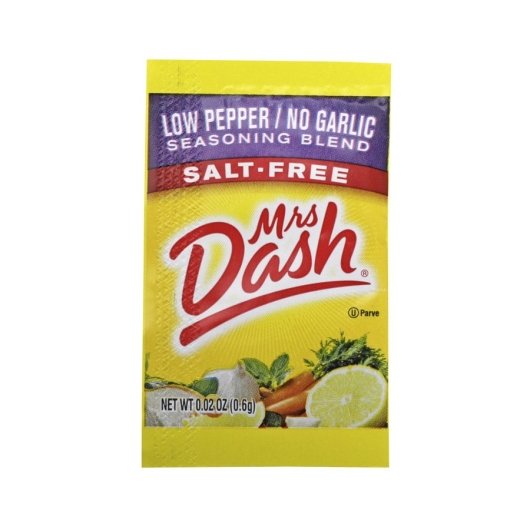 Dash Low Pepper No Garlic Seasoning Blend, 1 x 500 each Case - Spices Seasonings