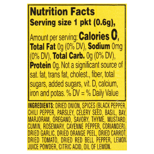 Dash Table Blend Seasoning Blend, 1 x 500 ct Case - DOT product image 2