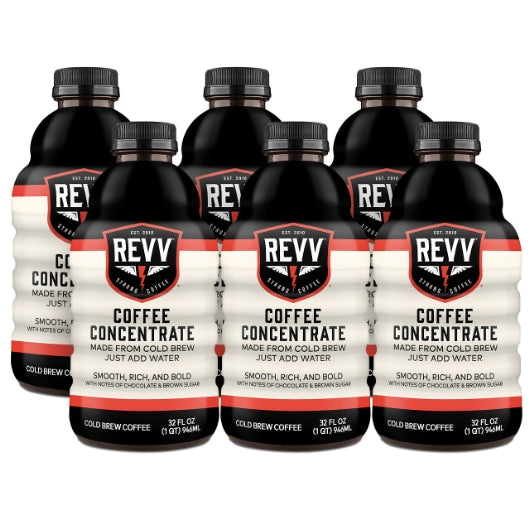 Revv Cold Brew Concentrate, 6 x 32 fl oz Case - Coffee & Tea - image 2