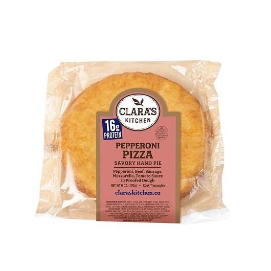 Claras Kitchen Pepperoni Pizza Handpie, 12 x 12 ct Case - Prepared Foods