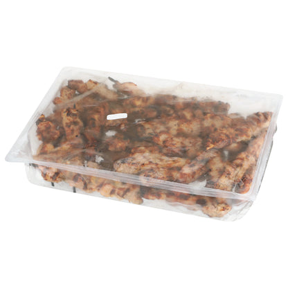 Expresco Fully Cooked Skewered Chicken Thigh, 2 x 24 ct Case - Toothpicks & Skewers