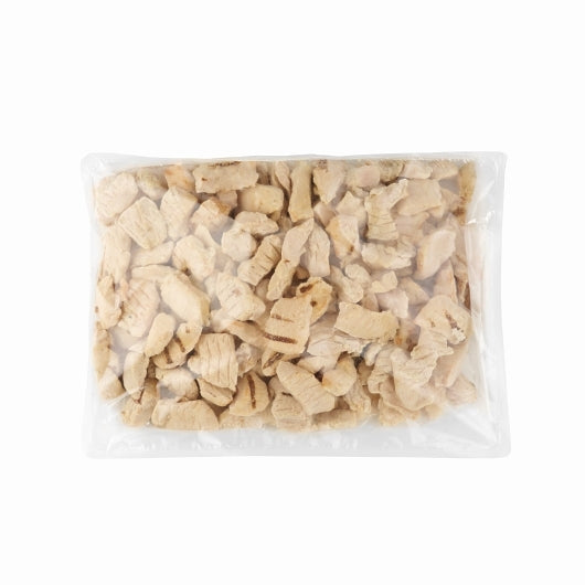 Expresco Fully Cooked Seasoned Chicken Breast Cubes, 1 x 5 lb Case - Frozen Meat & Seafood