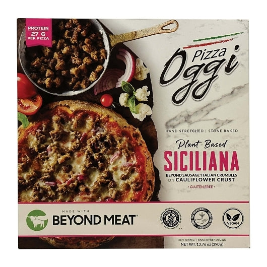 Oggi Siciliana Gluten-Free Vegan Pizza, 12 x 390 GR Case - Prepared Foods