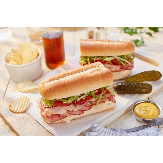 Costanzo's Bakery 12 inch Unsliced White Submarine Roll, 6 x 6 x 176 GR Case - DOT product image 3