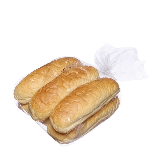 Costanzo's Bakery 8 Inch Unsliced White Submarine Roll, 8 x 6 x 112 GR Case - Breads, Rolls & Buns