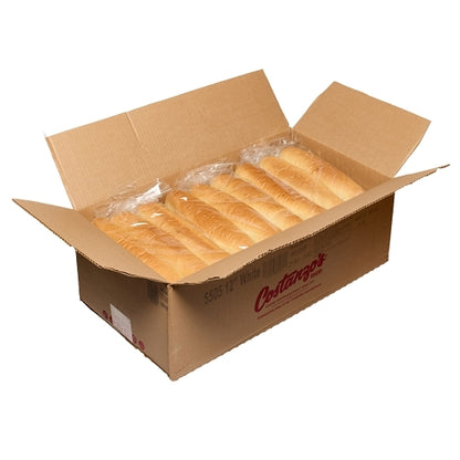 Costanzo's Bakery 12 inch White Submarine Roll, 6 x 6 x 176 GR Case - DOT product image 4