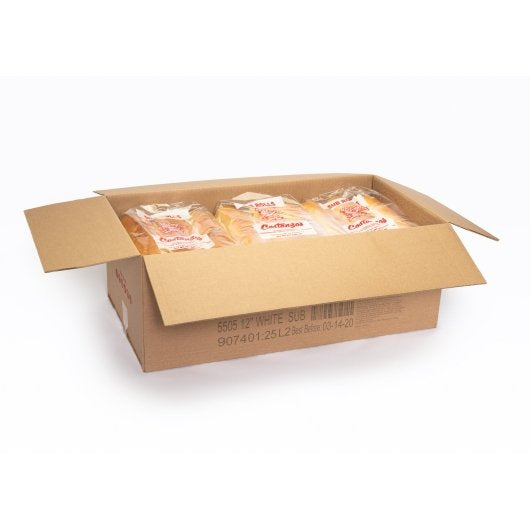 Costanzo's Bakery 12 inch White Submarine Roll, 6 x 6 x 176 GR Case - DOT product image 7