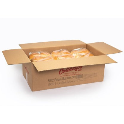 Costanzo's Bakery POTATO HAMBURGER ROLL, 6 x 12 x 76 GR Case - DOT product image 7