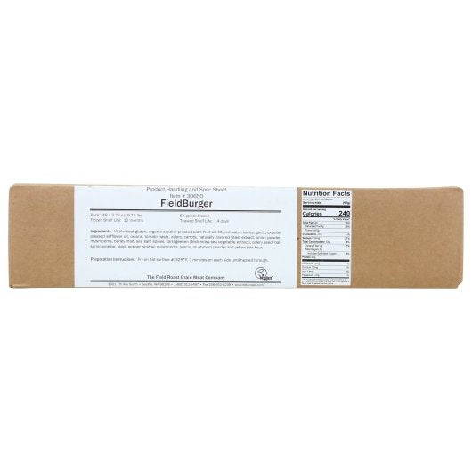 Field Roast Fieldburger, 1 x 9.75 lb Case - DOT product image 3