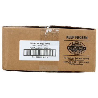 Field Roast Italian Sausage Links, 1 x 10 lb Case - Prepared Foods