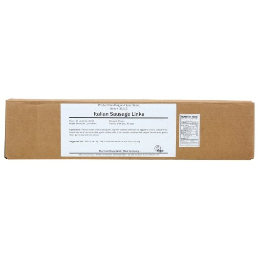 Field Roast Italian Sausage Links, 1 x 10 lb Case - DOT product image 3