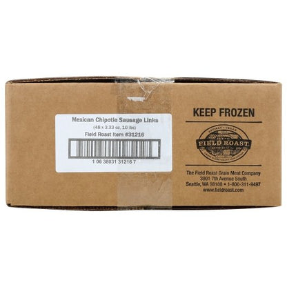 Field Roast Mexican Chipotle Sausage Links, 1 x 10 lb Case - DOT product image 3