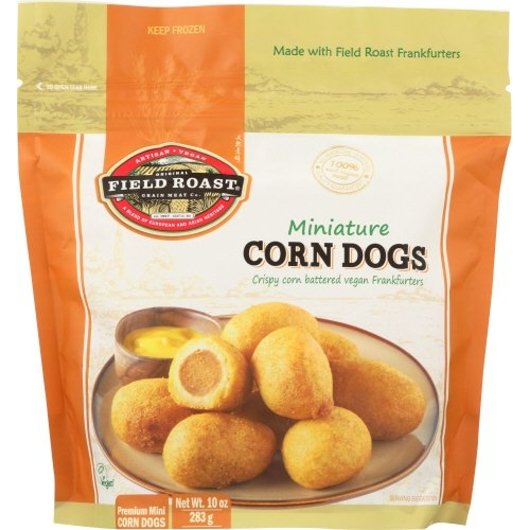 Field Roast Miniature Corn Dogs, 8 x 10 oz Case - Frozen Snacks & Appetizers