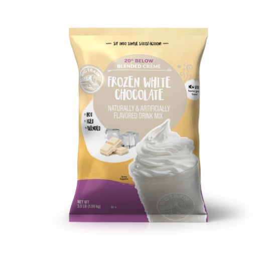Big Train 20 Degrees Below Frozen White Chocolate Drink Mix, 5 x 3.5 lb Case - Beverages