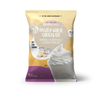Big Train 20 Degrees Below Frozen White Chocolate Drink Mix, 5 x 3.5 lb Case - Beverages