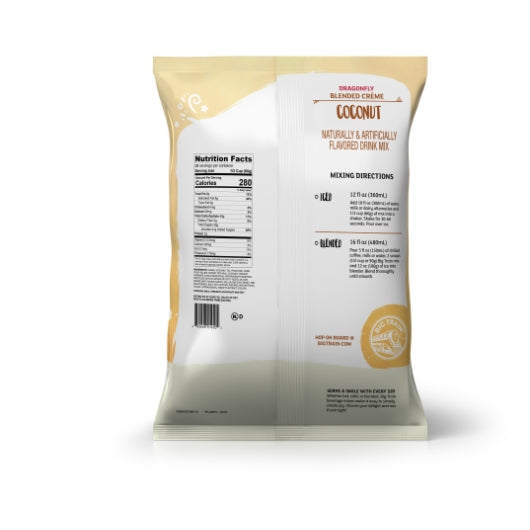 Big Train Dragonfly Coconut Blended Creme Drink Mix, 5 x 3.5 lb Case - DOT product image 2