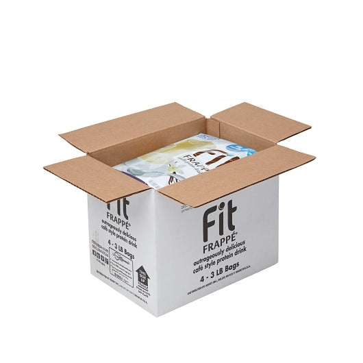 Big Train Fit Frappe Vanilla Protein Drink Mix, 4 x 3 lb Case - Pantry Ingredients