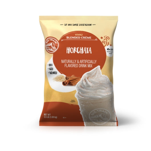 Big Train Horchata Blended Creme Drink Mix, 5 x 3.5 lb Case - Beverages